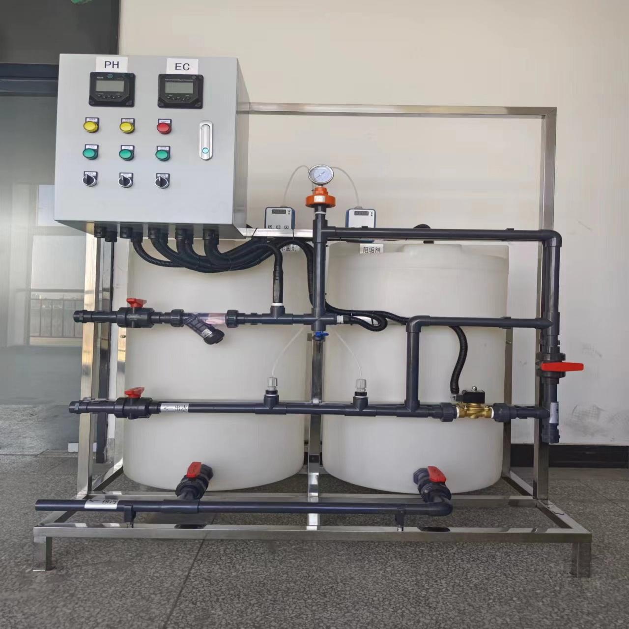 Prévention de l'échelle et stérilisation Double pompe Double baril circulant dosage d'eau